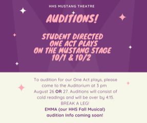 one act play auditions